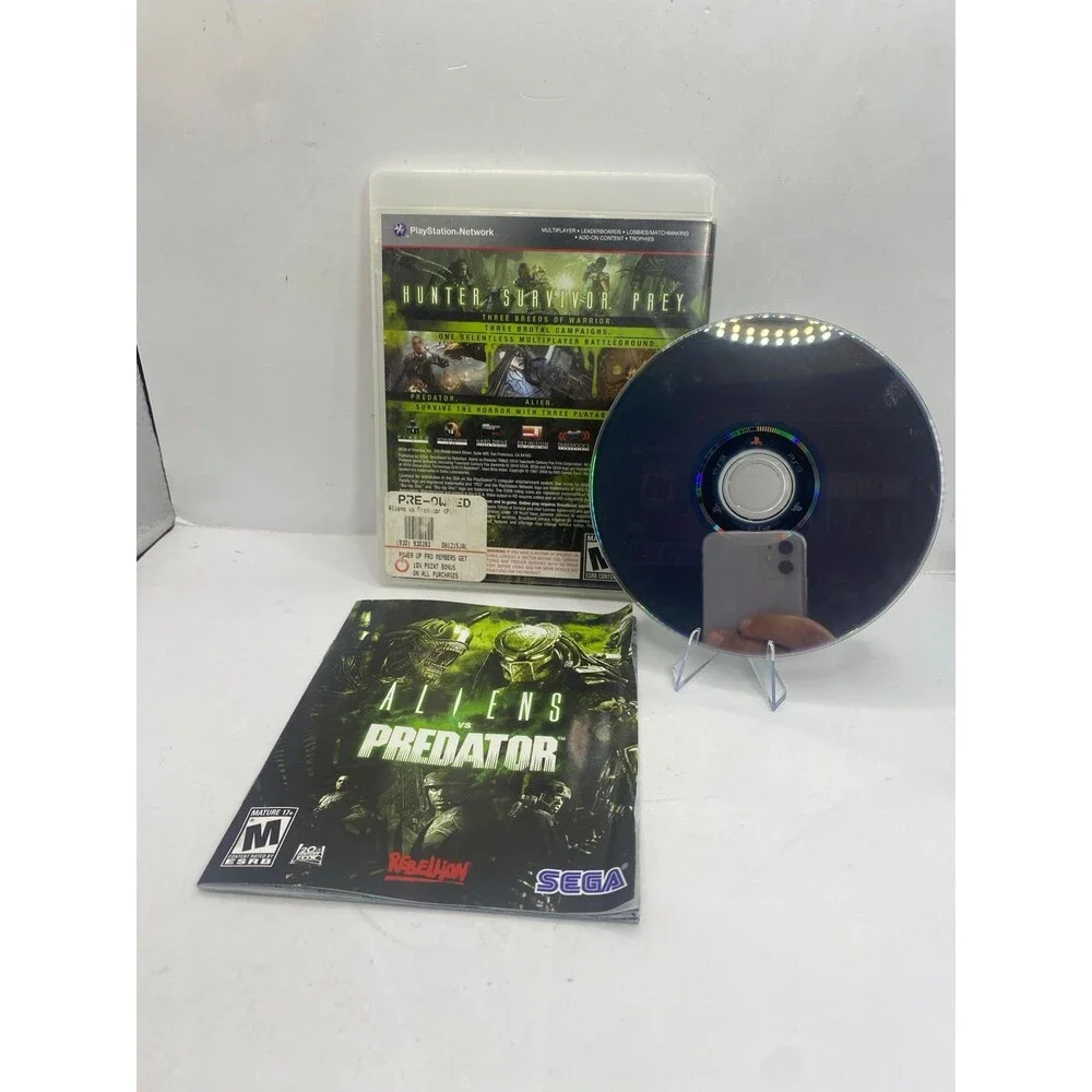Alien vs. Predator (Sony PlayStation 3 PS3, 2010) Complete CIB